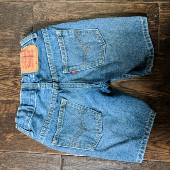 Levi's 511 Slim Distressed Denim Jean Shorts Size 6 - Picture 4 of 4